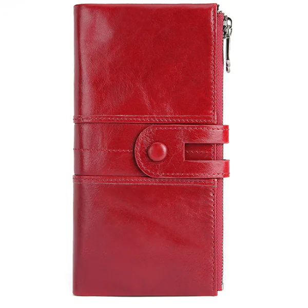 Genuine Leather Women's Clutch Purse