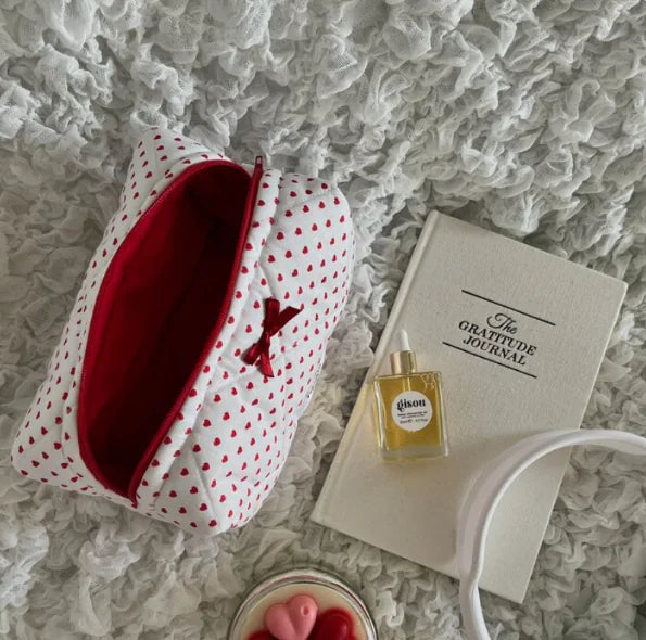 Love Heart Makeup Bag