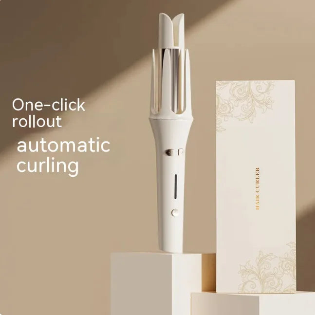 Automatic 32mm Hair Curler with Large Barrel and Negative Ions, Electric Curling Iron