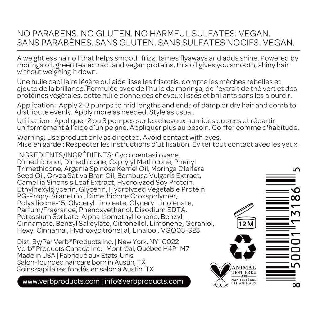 Velvet Ghost Weightless Shine Hair Oil