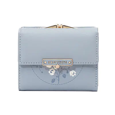 Women's Fashion Print Tri-fold Coin Purse