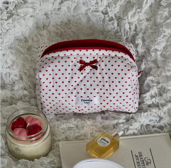 Love Heart Makeup Bag